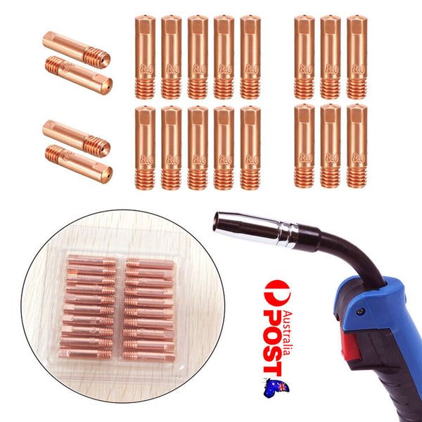 20 Nozzles Contact Tips Holders For MIG Welder Consumable Welding Tools (0.8mm)