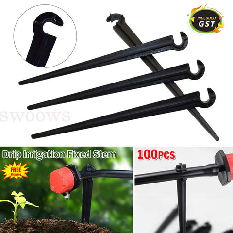 100pcs Garden Drip Irrigation Micro Hose Fixed Holder Support Bracket For Plant