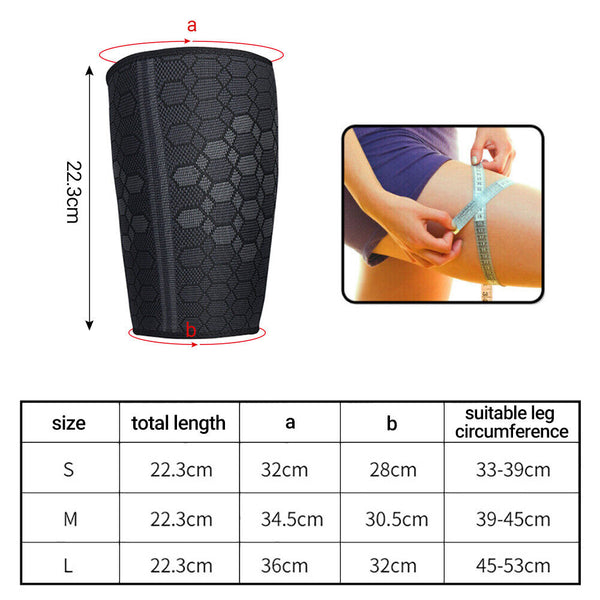 Thigh Support Compression Sleeve Upper Leg Brace Hamstring Swelling Quadriceps