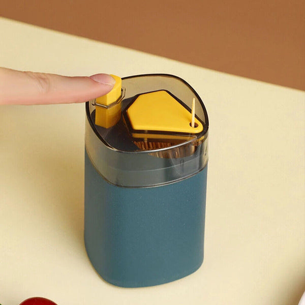 Automatic Popup Toothpick Box Holder Container Portable Toothpick Dispenser