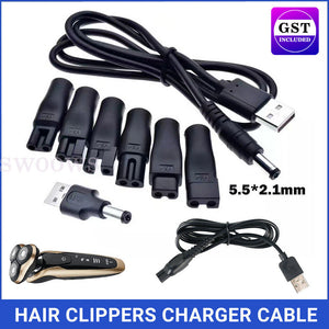 1Set Power Cord 5V Replacement Charger USB Adapter for All Kinds of Hair Clipper