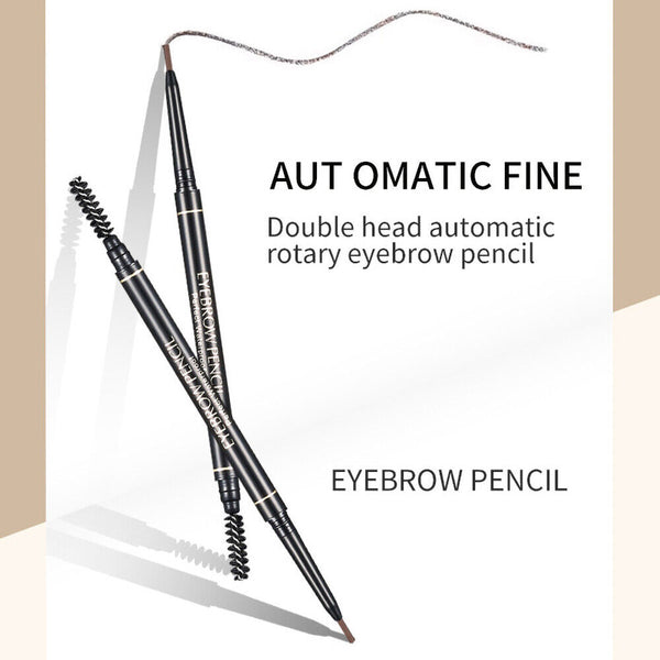 Slim Eyebrow Pencil Waterproof Eye Brow Eyeliner Pen With Brush Makeup Cosmetic