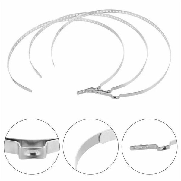 12X Adjustable CV Boot Joint Clamp Stainless Steel Clamps Clips 2 Size Universal