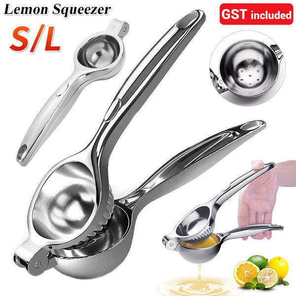 Stainless Steel Manual Hand Press Lemon Squeezer Fruit Orange Citrus Juice Tool