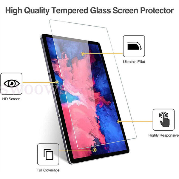 Tempered Glass Screen Protector For Lenovo Tab M10 Plus 3rd Gen 10.6" TB125FU