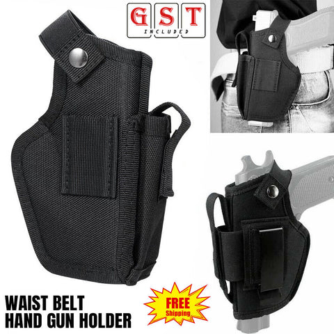 Universal Tactical Pistol Holster Magazine Waist Belt Hand Gun Holder Outdoor AU