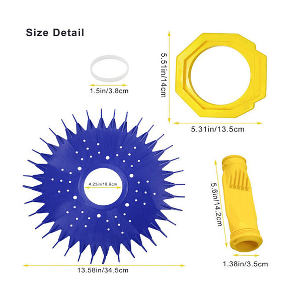 2 X Baracuda Diaphragm Cassette For Zodiac Barracuda Pool Cleaner Retaining Ring
