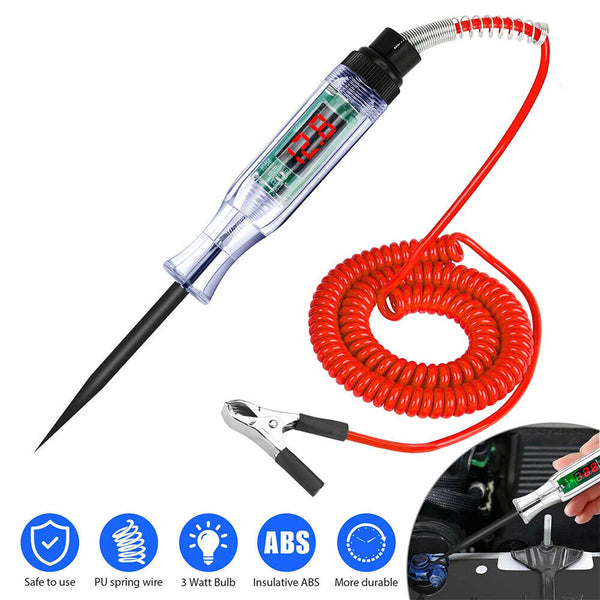 6-24V Digital Electric Circuit LCD Tester Test Light Car Truck Voltage Probe Pen