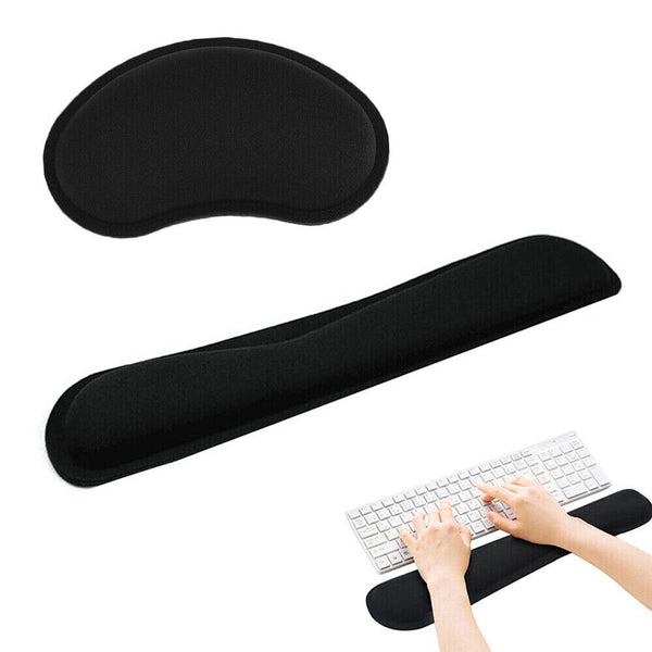 Keyboard Wrist Rest Pad Mouse Gel Wrist Rest Support Cushion Memory Foam