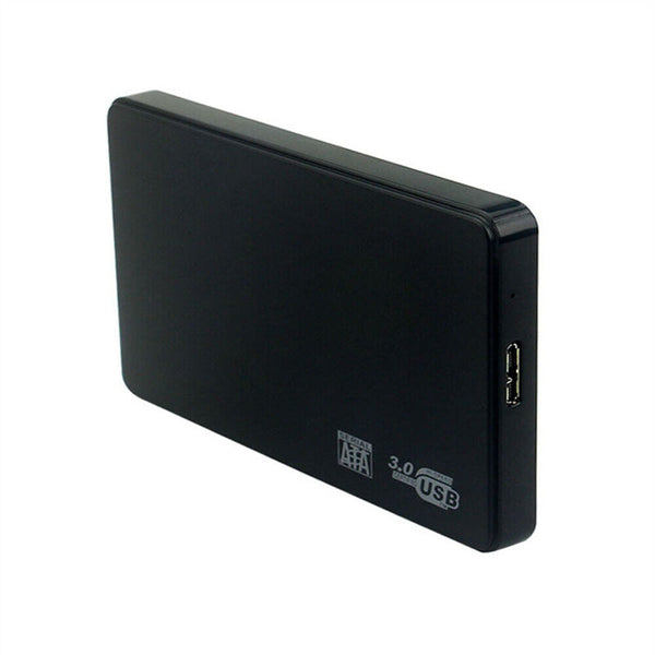 Black USB 3.0 Hard Drive Disk 2.5" SATA HDD SSD External Slim Enclosure Case