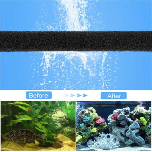 Aquarium Filter Foam Fish Tank Pond Sump Filter Cotton Fine Media Sponge Pad AU