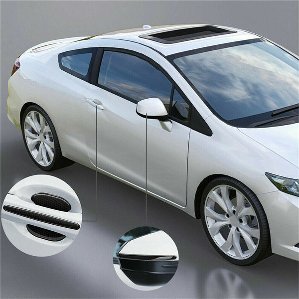 Reflective Car Door Handle Sticker Carbon Fiber Anti-Scratches Films Protectors