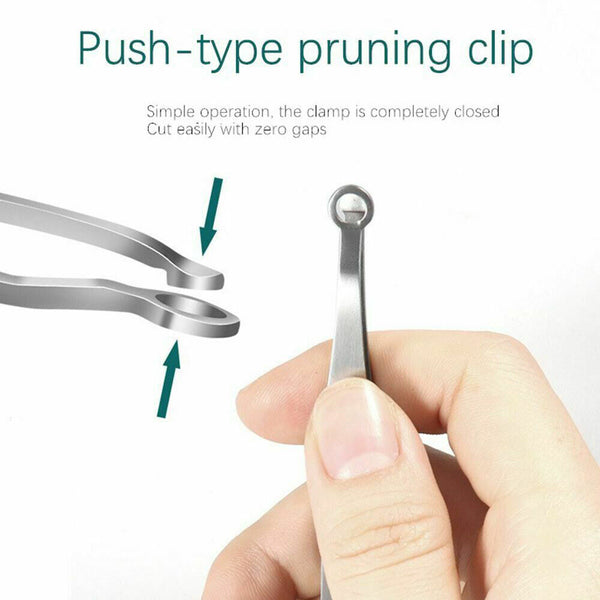 Universal Nose Hair Trimming Tweezers Stainless Steel Round Tip Nasal Cleaning