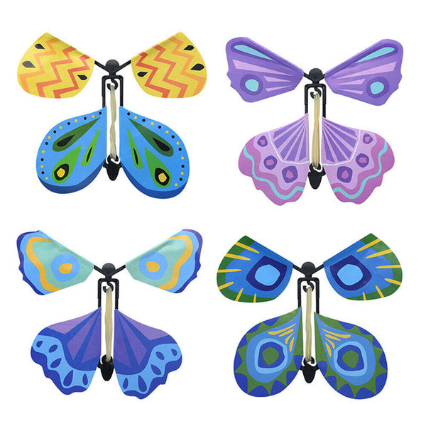 10~50PCS Gift Magic Flying Butterfly Toy Anniversary Greeting Birthday Wedding