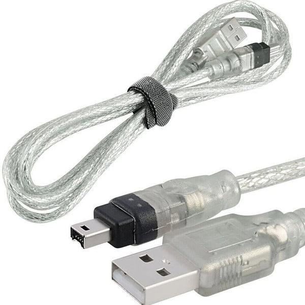 USB Data Cable FireWire IEEE 1394 for Mini DV MiniDV HDV Camcorder to Edit PC AU