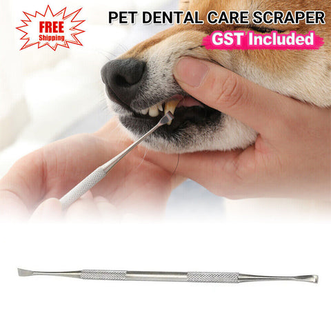 2x Teeth Cleaning Pet Dental Care Plaque Cleaner Dog Tooth Scaler Scraper Cat