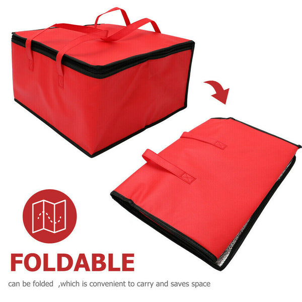 46L Practical Delivery Bag Insulated Thermal Food Storage Bag Portable Bento Bag