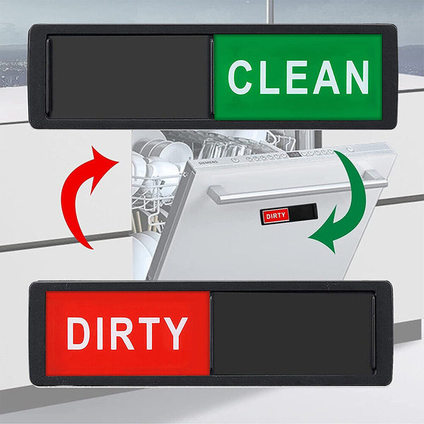 New Clean Dirty Dishwasher Magnet Sign Magnetic Indicator Easy Read Non-Scratch