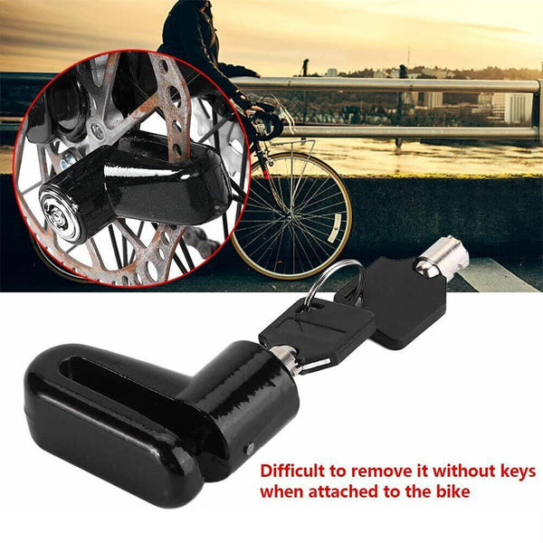 Portable Bike Bicycle Lock Bike Disc Brake Lock Motorcycle Security Anti Theft