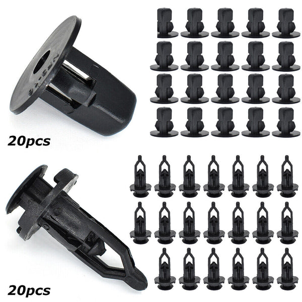 100X Trim Panel Clips For Toyota Bumper Fender Body Splash Guard Push Pin Rivet