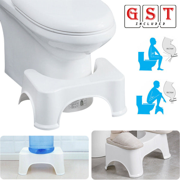 Sit & Squat Squatty Potty Stool Eco Toilet Step Stool Healthy Colon Bathroom NEW