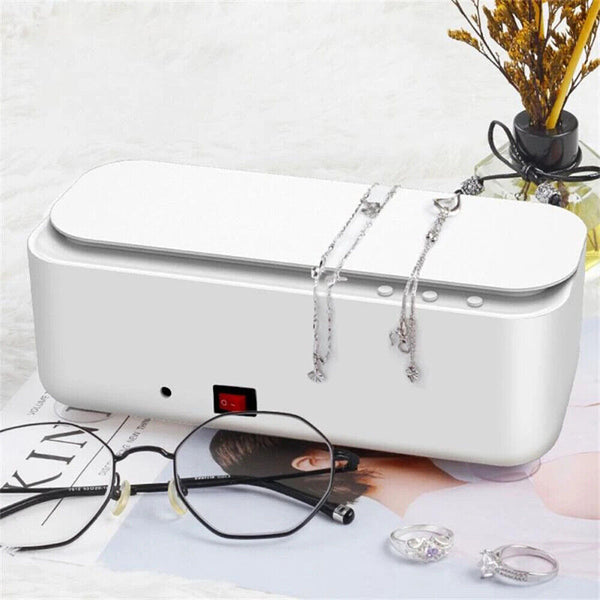 45KHZ Ultrasonic Cleaner USB Stainless Steel Sonic Wave Tank Jewelry Watch Clean