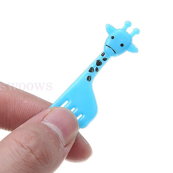 36pcs Fruit Kid Animal Fork Food Mini Forks Lunch Box Accessory Tool Decor