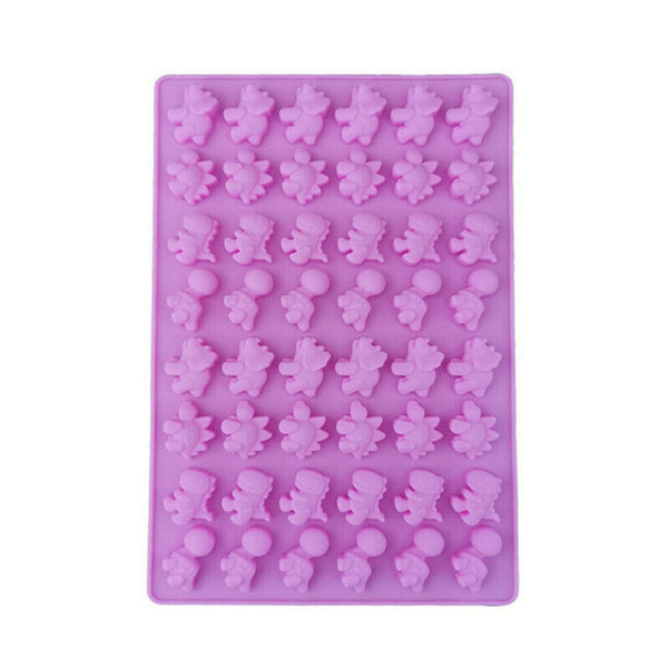 48Dinosaur Silicone Gummy Chocolate Baking Mold Ice Cube Tray Jelly Candy Mould