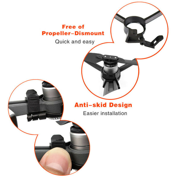 4pcs Quick Lock Propeller Prop Protector Guard Bumper For DJI Spark Drone