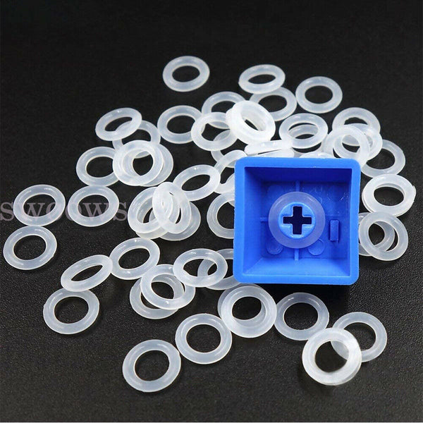 120pcs Keycap Rubber O-Ring Keyboard O Rings Switch Dampeners Cherry MX Key Stem