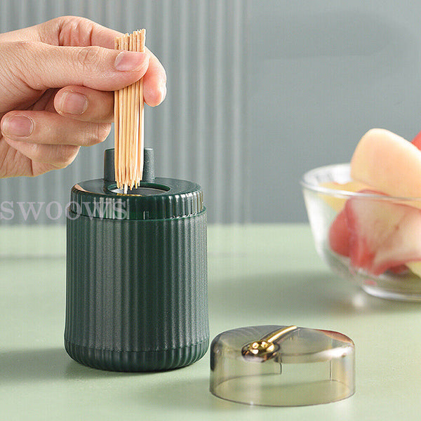 Automatic Toothpick Box Holder Container Portable Toothpick Dispenser