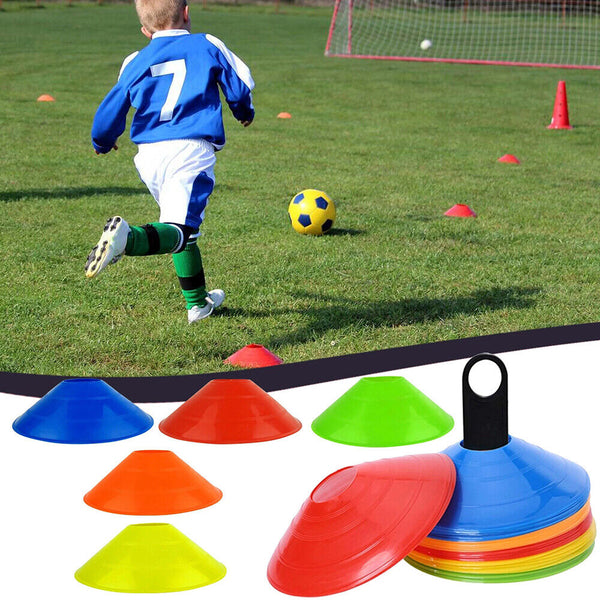 1-100Training Discs Soccer Markers Fitness Exercise Sport Cones Rugby TouchGroup