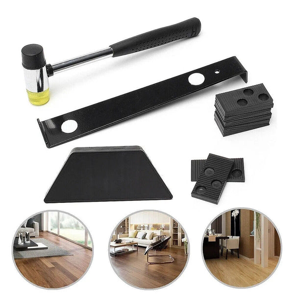 33pcs Wood Laminate Flooring Installation Tool Kit Floor Fitting Set + 30 Spacer