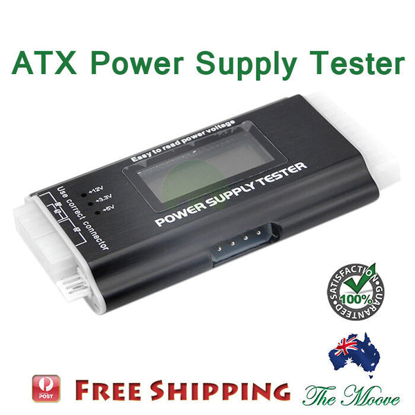 PC Computer LCD 20/24 Pin ATX SATA Digital Power Supply Diagnostic Tester Tool