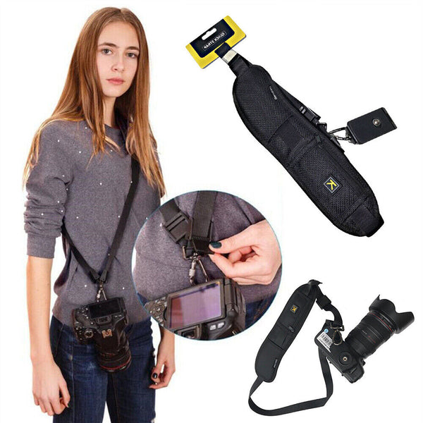 2x Universal Cameras Single Shoulder Quick Strap Sling Camera Belt For Slr Dslr