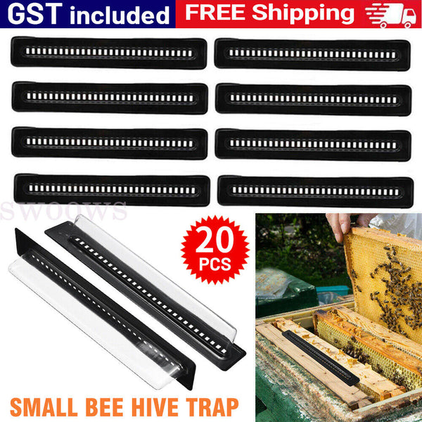 20pcx Small Bee Hive Beetle Blaster BeeHive Trap Beekeeping Equipment Tool Black