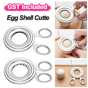 Stainless Steel Boiled Egg Topper Shell Cutter Scissors Eggshell Opener