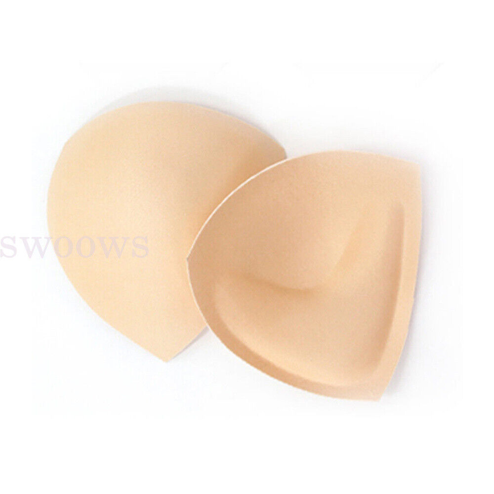 Removable Bra Bikini Breast Foam Push Up Pads Insert Enhancer Triangle Swimsuit