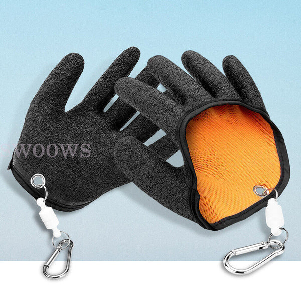 Fisherman Pro Fishing Glove With Magnet Release Catch Anti-slip Cut Resistant