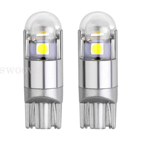 2X T10 3030 3SMD Car LED Width Indicator Light Bubble Outline Light Small Plug