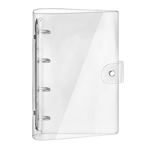 Transparent A4/A5/A6/A7 Plastic Folder Binder Loose Leaf Ring Notebook Planner