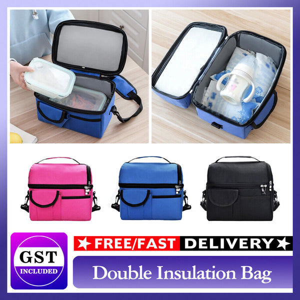 Insulated Lunch Bag Men/Women Cooler Bag Food Lunch Bag for Adults Meal Prep Bag