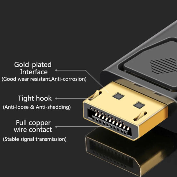 4K Displayport DP Display Port to HDMI Male Female Adapter Converter Connector