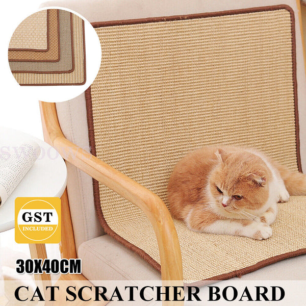 40cm Cat Scratcher Scratching Mat Board Sofa Scratch Bed Toy Pad Post Protector