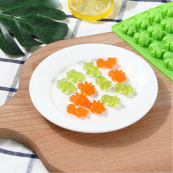 48Dinosaur Silicone Gummy Chocolate Baking Mold Ice Cube Tray Jelly Candy Mould