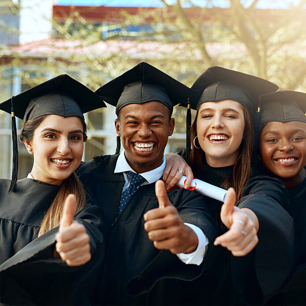 Mortarboard Graduation Hat Academic Cap Black Bachelor Master Chancellor Hat AU