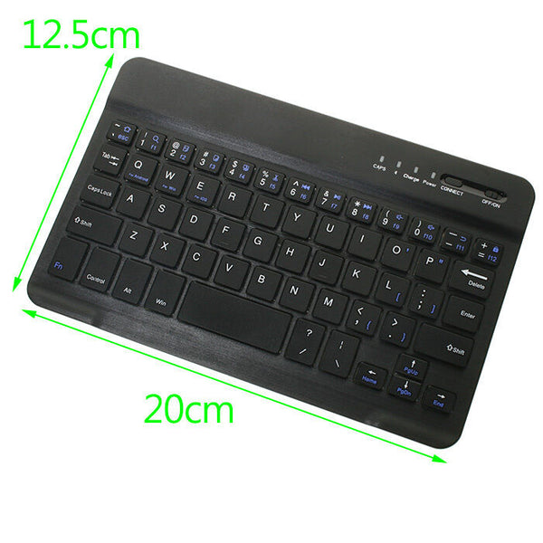 Ultra Slim Bluetooth Wireless Keyboard For Apple iPad iPhone Android Windows