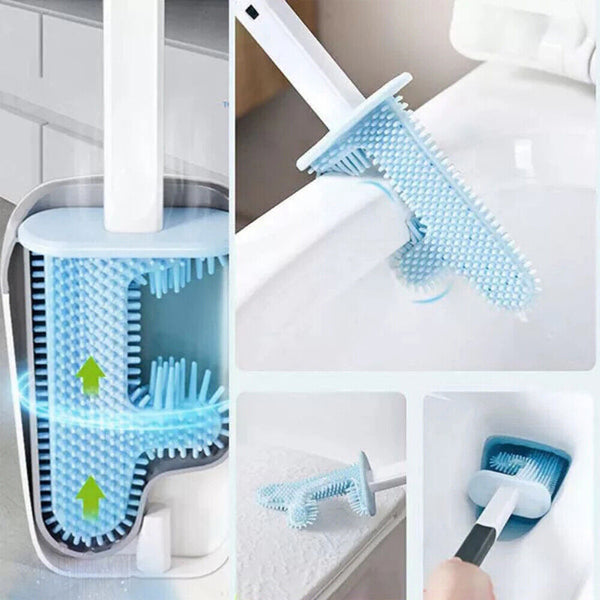 No Dead Corner Cactus Toilet Brush Silicone Toilet Brush Cellulite
