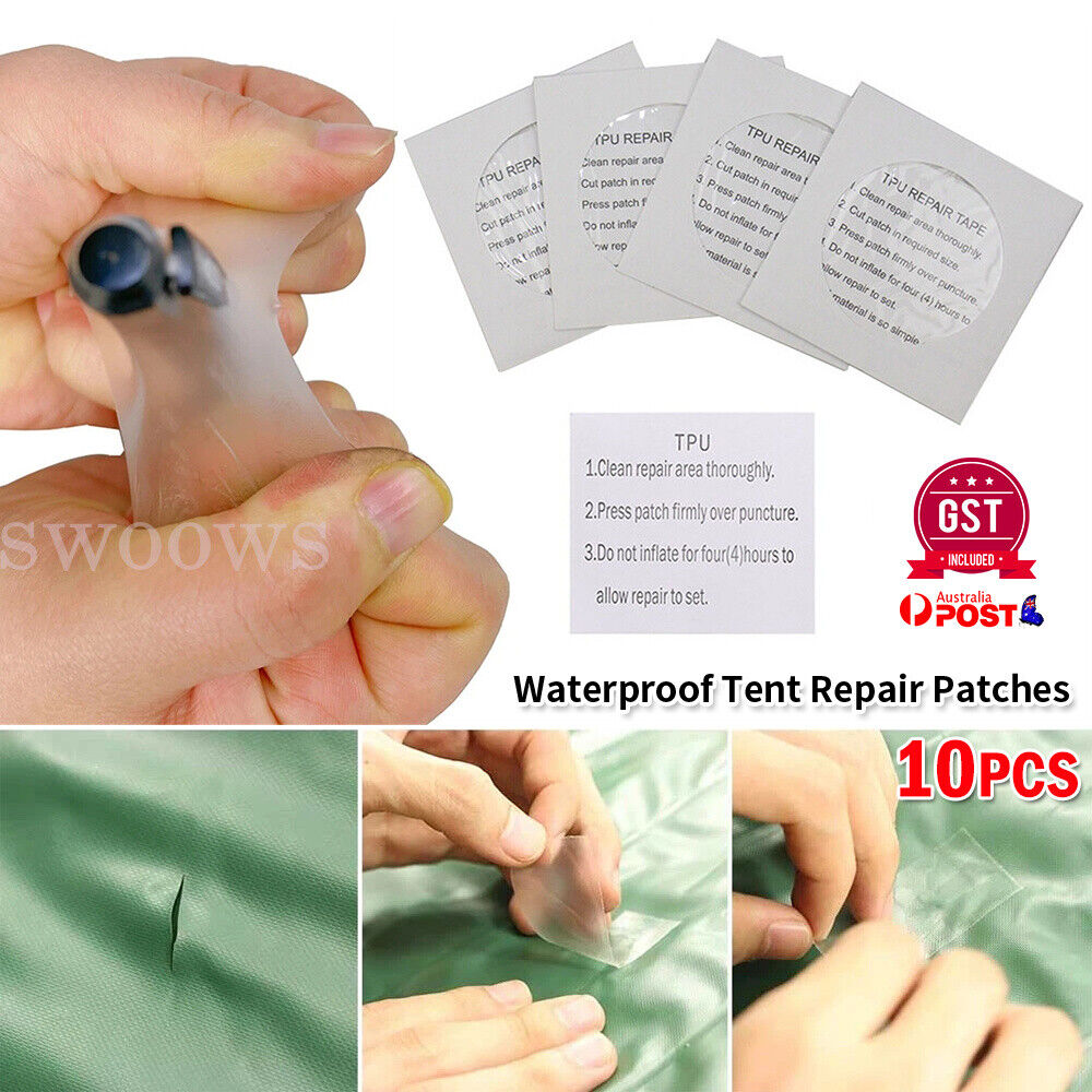 10x Repair Vinyl Patch Sticker For Inflatable Swimming Pool Ring Float Air Beds