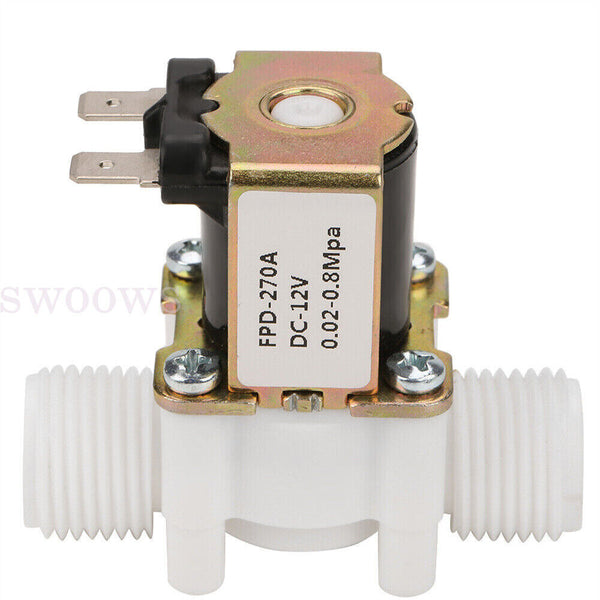 Solenoid Valve 1/2 inch Accessories Air Brass Closed DC 12V/DC24V/DC220V